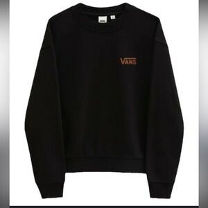 Vans Black and Orange Graphic Hoodie